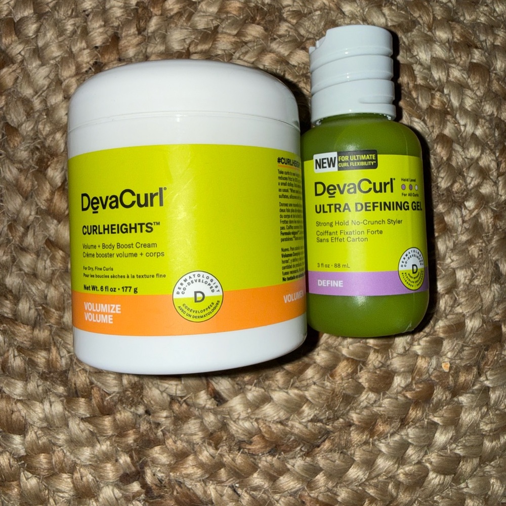DevaCurl CurlHeights Cream and Ultra Defining Gel Set